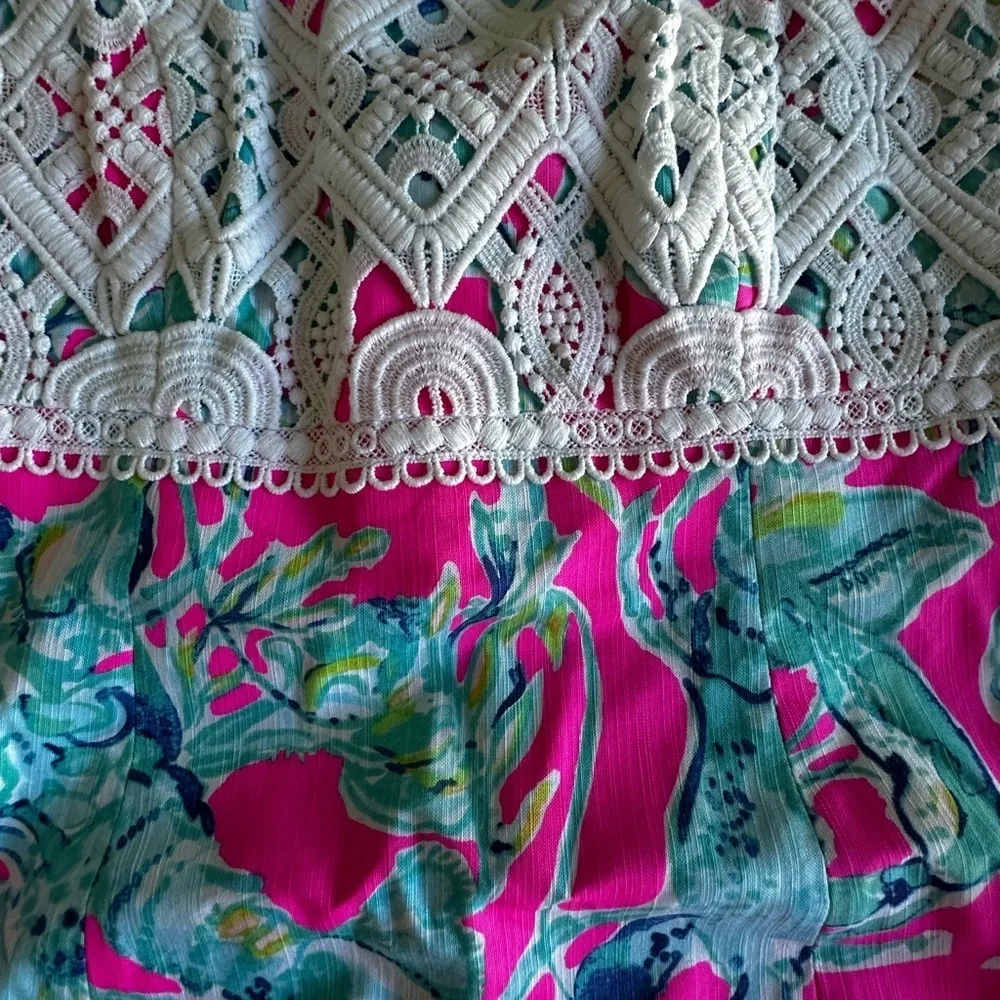 Lilly Pulitzer Brynn shift dress ‘razberry lobsters in love’ 8 EUC - Picture 4 of 9